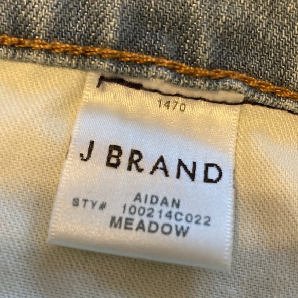 J Brand Womens Size 29 Aidan Slouchy Boyfriend Meadow Denim Blue Jeans - Picture 10 of 15